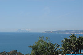 Estepona vues sur Gibraltar
